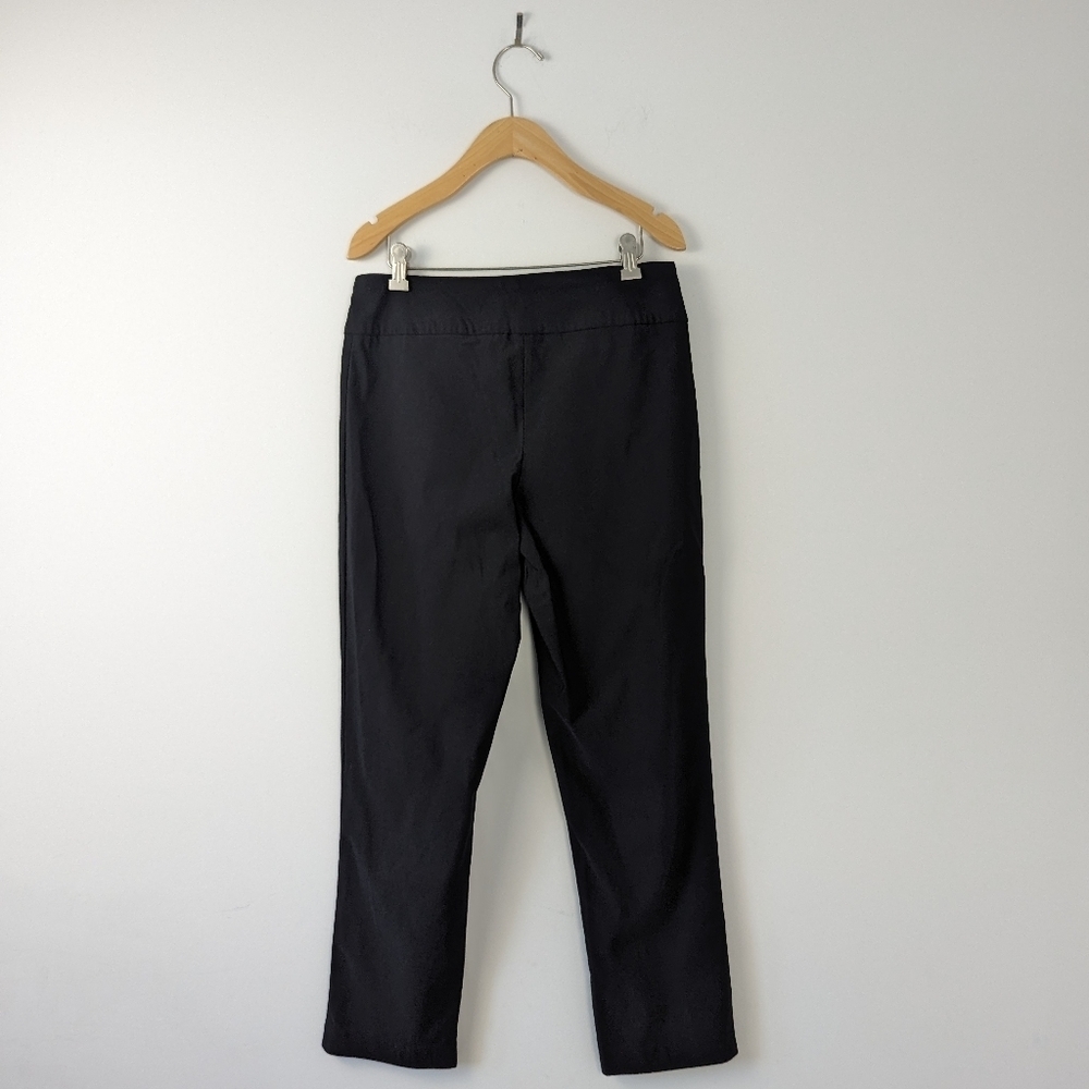 Women's S.C. & Co. Black Stretch Ankle Pants Size 10 - Picture 4 of 9